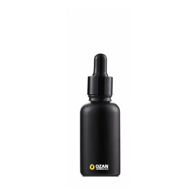 30 ml Siyah Boyal� Cam Damlal�kl� �i�e �thal Toptan