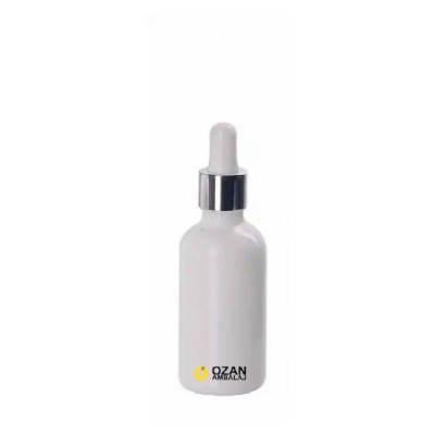30 ml Beyaz Boyal� Cam Damlal�kl� �i�e �thal Toptan