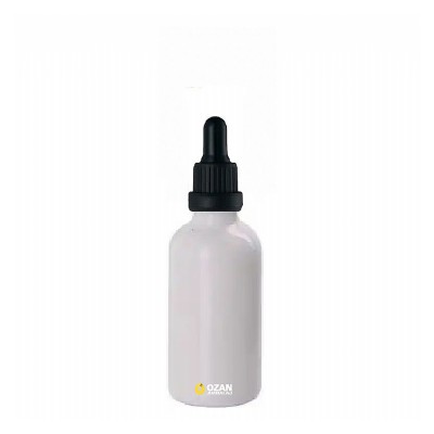 30 ml Beyaz Cam �i�e Siyah Kilitli Damlal�k Toptan �thal