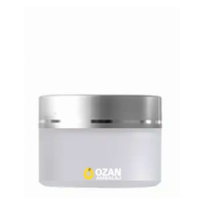 30 ml Buzlu Cam Krem Kavanozu G�m�� Kapak Toptan