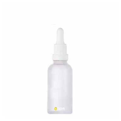 30 ml Buzlu Cam �i�e Beyaz Kilitli Damlal�k Toptan �thal