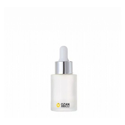 30 ml Buzlu Silindir Cam �i�e G�m�� Damlal�kl� 
