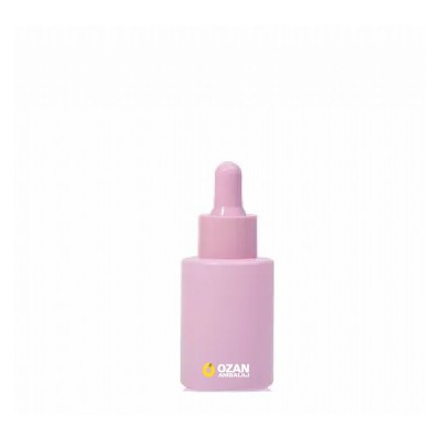 30 ml Lila Boyal� Silindir Cam �i�e Lila Damlal�kl� Toptan