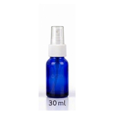 30 ml Mavi Cam �i�e Beyaz Parmak Sprey