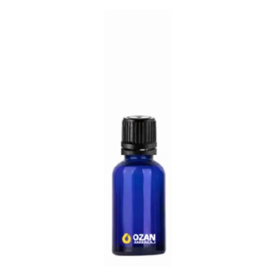 30 ml Mavi Cam �i�e Euro Siyah Kilitli ��ten Damlal�k