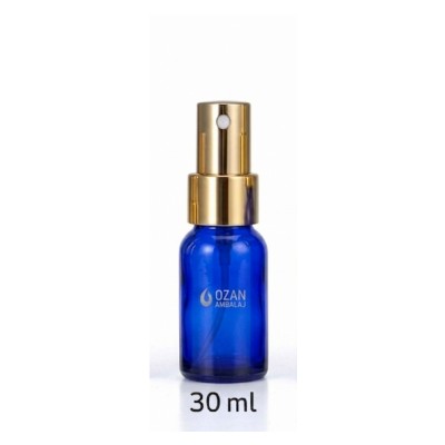 30 ml Mavi Cam �i�e Gold Parmak Sprey