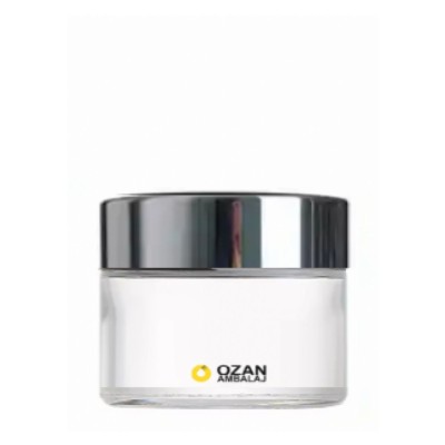 30 ml �effaf Cam Krem Kavanozu G�m�� Kapak Toptan