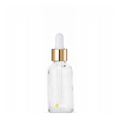 30 ml �effaf Cam �i�e Gold Beyaz Damlal�k