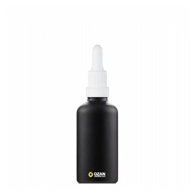 30 ml Siyah Cam �i�e Beyaz Kilitli Damlal�k Toptan �thal