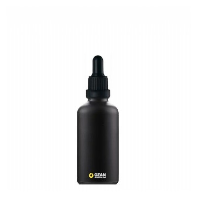 30 ml Siyah Cam �i�e Siyah Kilitli Damlal�k Toptan �thal