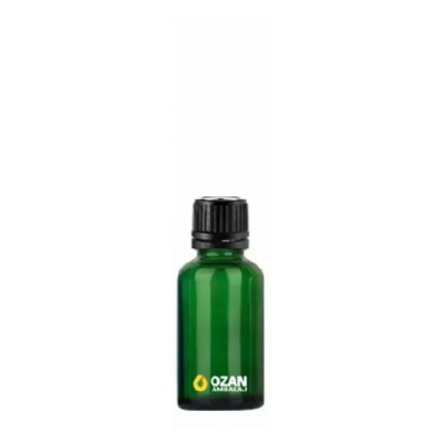 30 ml Ye�il Cam �i�e Euro Siyah Kilitli ��ten Damlal�k