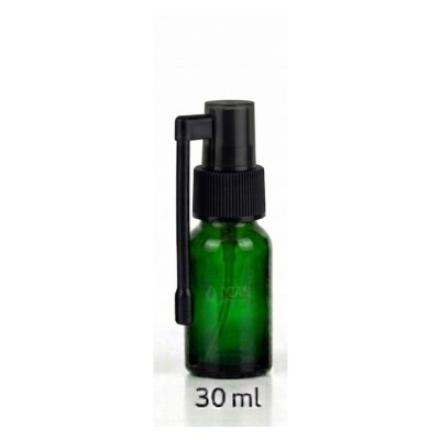 30 ml Ye�il Cam �i�e Siyah Oral Sprey - A��z Sprey