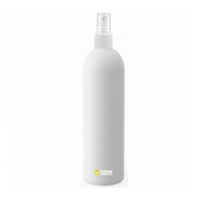 330 ml Beyaz Polietilen �i�e Beyaz Spreyli Boston HDPE �i�e