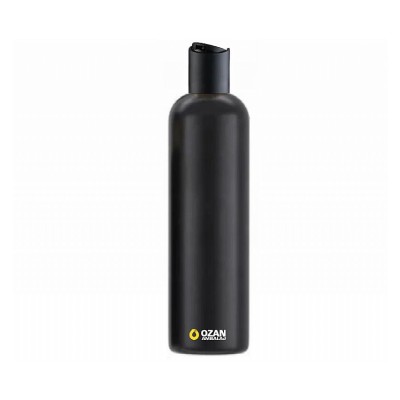 330 ml Siyah Polietilen �i�e Siyah Disctop Kapakl� Boston HDPE �i�e