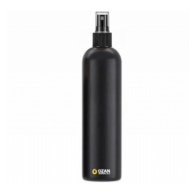 330 ml Siyah Polietilen �i�e Siyah Spreyli Boston HDPE �i�e