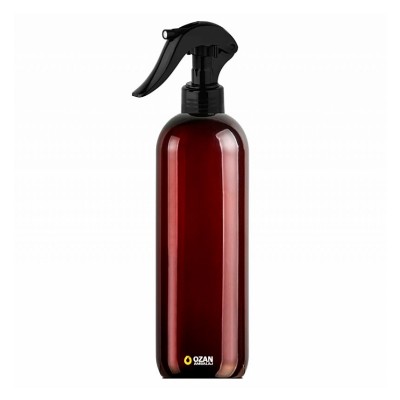 400 ml Amber Pet �i�e Siyah Trigger Spreyli Toptan