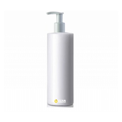 400 ml Beyaz Polietilen �i�e Beyaz Pompal� Silindir HDPE �i�e