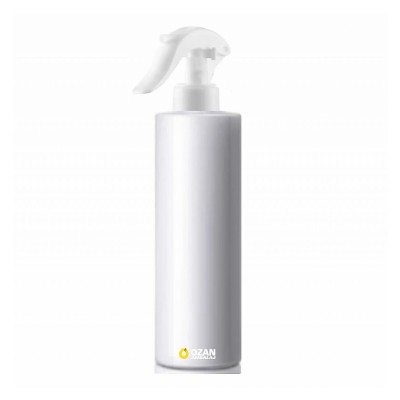 400 ml Beyaz Polietilen �i�e Beyaz Trigger �preyli Silindir HDPE �i�e