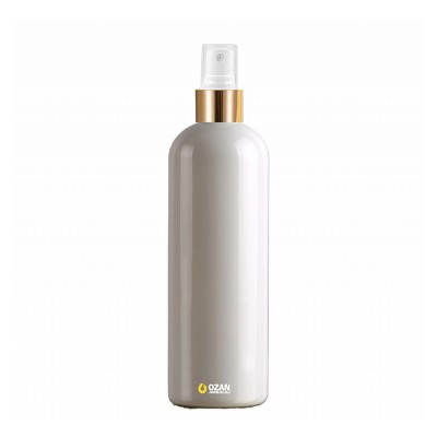 400 ml Toptan Beyaz Pet �i�e Gold Beyaz Parmak Spreyli