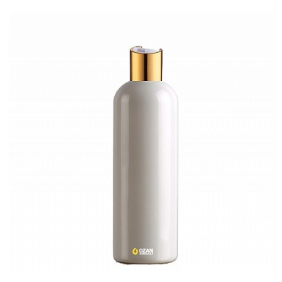 400 ml Toptan Beyaz Pet �i�e Gold Beyaz Disctop Kapak