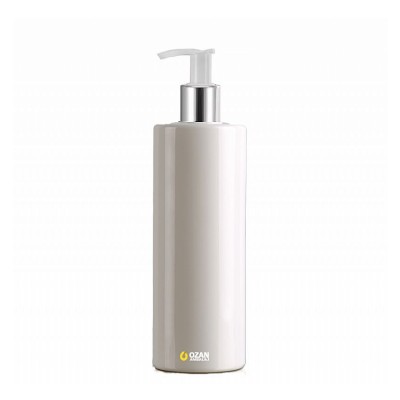 400 ml Toptan Beyaz Silindir Pet �i�e G�m�� Beyaz Losyon S�v� Sabun Pompas�