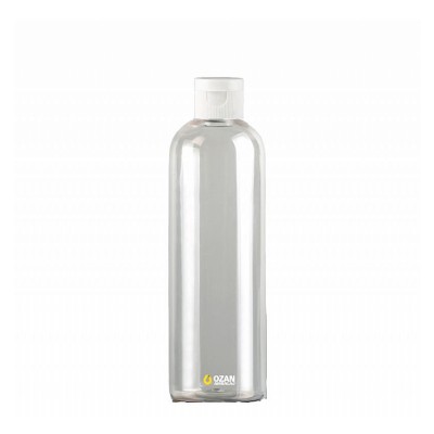 400 ml Toptan �effaf Pet �i�e Beyaz Fliptop Kapak