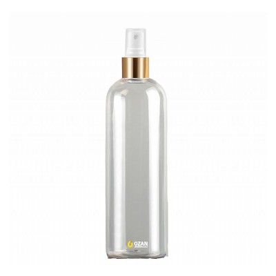 400 ml Toptan �effaf Pet �i�e Gold Beyaz Parmak Spreyli