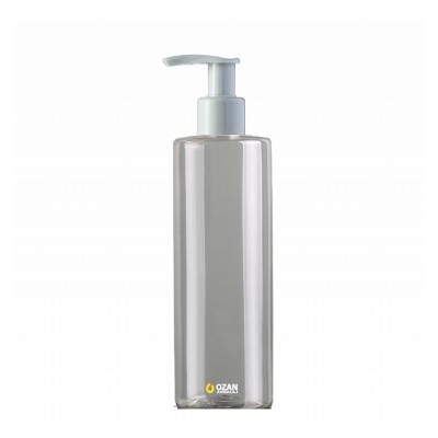 400 ml Toptan �effaf Silindir Pet �i�e Beyaz Losyon S�v� Sabun Pompas�