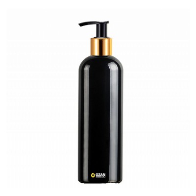 400 ml Toptan Siyah Pet �i�e Gold Siyah Losyon S�v� Sabun Pompas�