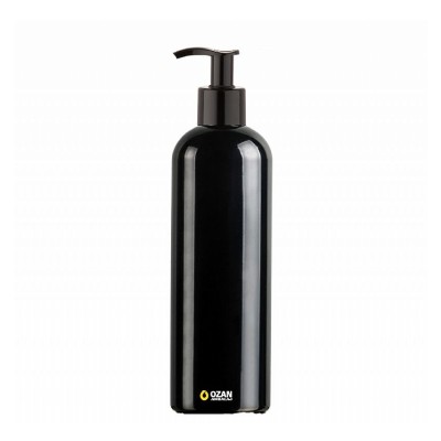 400 ml Toptan Siyah Pet �i�e Siyah Losyon S�v� Sabun Pompas�
