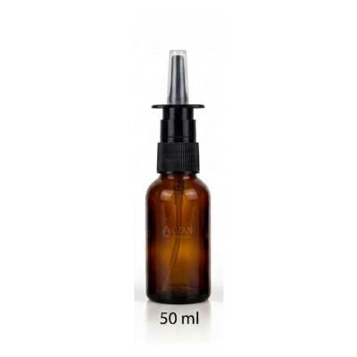 50 ml Amber Cam �i�e Siyah Burun Sprey - Nasal Sprey