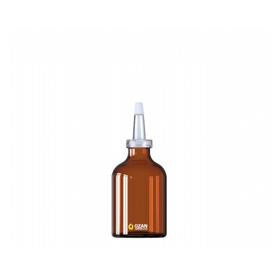 50 ml Amber Penisilin Cam �i�e �effaf Silikon Damlal�k Toptan