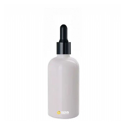 50 ml Beyaz Cam �i�e Siyah Damlal�k Toptan �thal