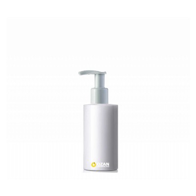 50 ml Beyaz Polietilen �i�e Beyaz Pompal� Silindir HDPE �i�e