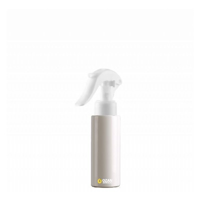 50 ml Beyaz Silindir Pet �i�e Beyaz Trigger Spreyli Toptan