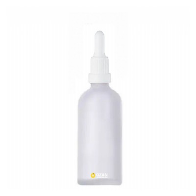 50 ml Buzlu Cam �i�e Beyaz Kilitli Damlal�k Toptan �thal