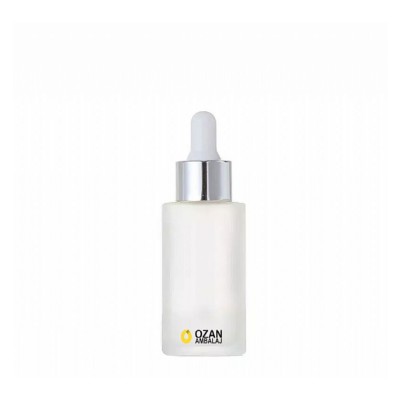 50 ml Buzlu Silindir Cam �i�e G�m�� Damlal�kl� 