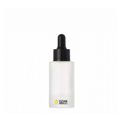 50 ml Buzlu Silindir Cam �i�e Siyah Damlal�kl� 