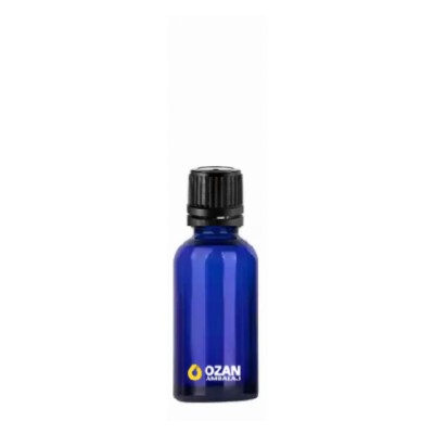 50 ml Mavi Cam �i�e Euro Siyah Kilitli ��ten Damlal�k