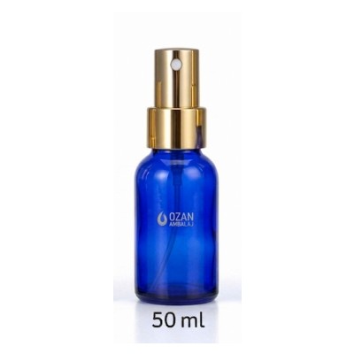 50 ml Mavi Cam �i�e Gold Parmak Sprey
