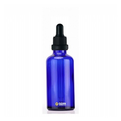 50 ml Mavi Cam �i�e Siyah Kilitli Damlal�k