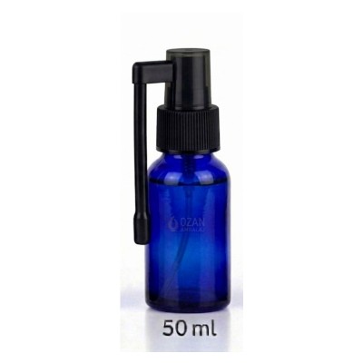 50 ml Mavi Cam �i�e Siyah Oral Sprey - A��z Sprey