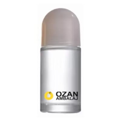 50 ml Rollon �i�esi Plastik Toplu �effaf Kapakl� Deodorant �i�esi