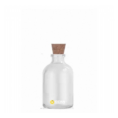 50 ml �effaf Penisilin Cam �i�e Mantar Kapak