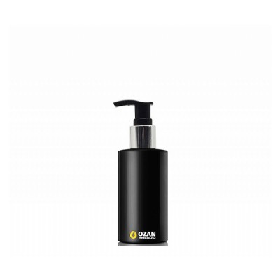 50 ml Siyah Polietilen �i�e G�m�� Siyah Pompal� Silindir HDPE �i�e