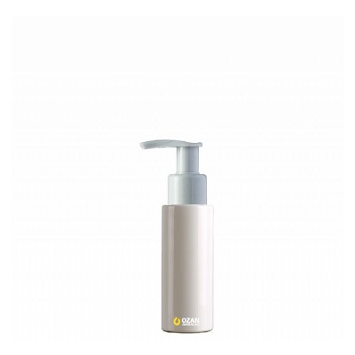 50 ml Toptan Beyaz Silindir Pet �i�e Beyaz Losyon S�v� Sabun Pompas�