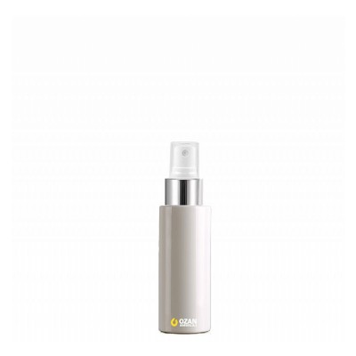 50 ml Toptan Beyaz Silindir Pet �i�e G�m�� Beyaz Parmak Spreyli