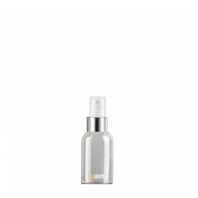 50 ml Toptan �effaf Pet �i�e G�m�� Beyaz Parmak Spreyli