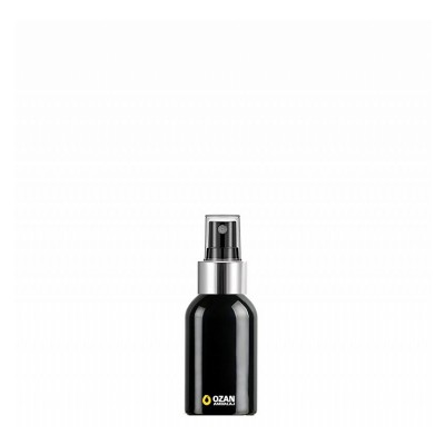50 ml Toptan Siyah Pet �i�e G�m�� Siyah Parmak Spreyli