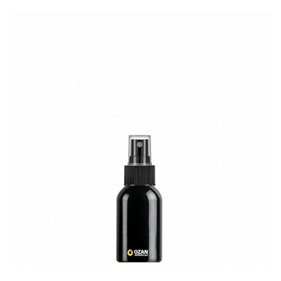 50 ml Toptan Siyah Pet �i�e Siyah Parmak Spreyli